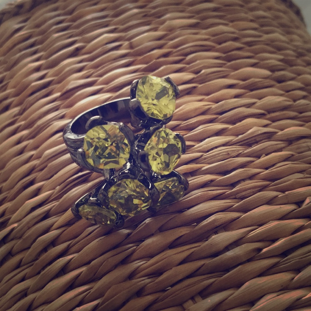 Citrine fashion ring size 7💍